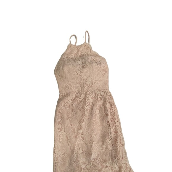 Dessy Collection 2995 Sz 0 Blush Pink Dress Party Cocktail Prom Homecoming NWT - Picture 6 of 16